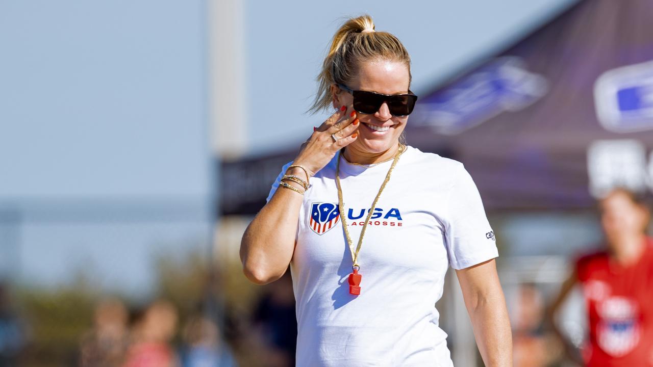 U.S. head coach Acacia Walker-Weinstein